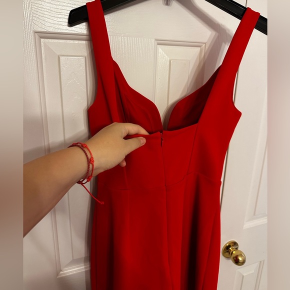 Express Scarlet RED dress. Size 6. - Picture 6 of 6